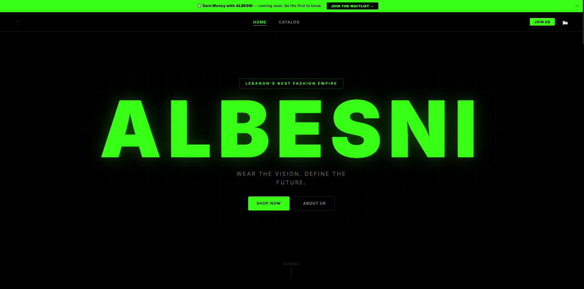 ALBESNI online fashion store built by Beirut Sites