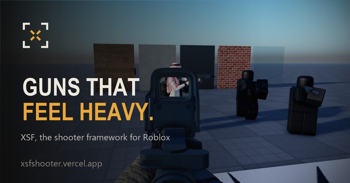 XSF, a first person shooter framework for Roblox